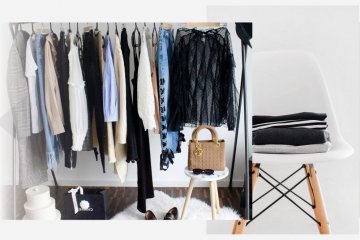 Imagem Do que você acha que precisa para se vestir bem, de mais roupas?