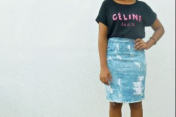 Imagem LOOK DO DIA - Saia Destroyed