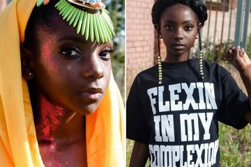 Imagem Garota de 10 anos reage contra bullying e colorismo lançando sua própria linha de roupas