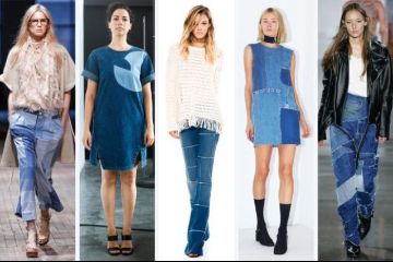 Imagem Jeans Patchwork para 2017