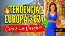 Imagem Essas 3 CORES no CROCHÊ são a Tendência MÁXIMA na EUROPA AGORA e vão BOMBAR no Brasil em 2027!
