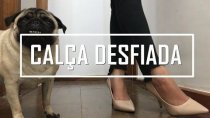 Imagem DIY - Customização: Calça desfiada com barra assimétrica